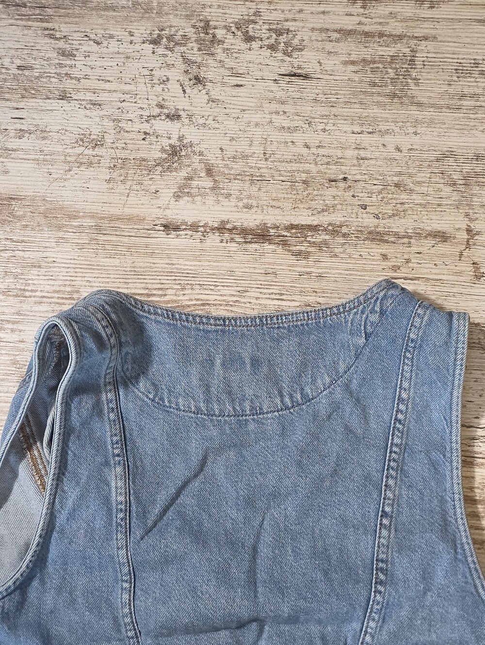 Aeropostale Denim Vest Size Large Blue Jean - Picture 5 of 8